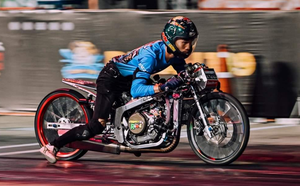 NGO ASEAN 2025 motorcycle racer