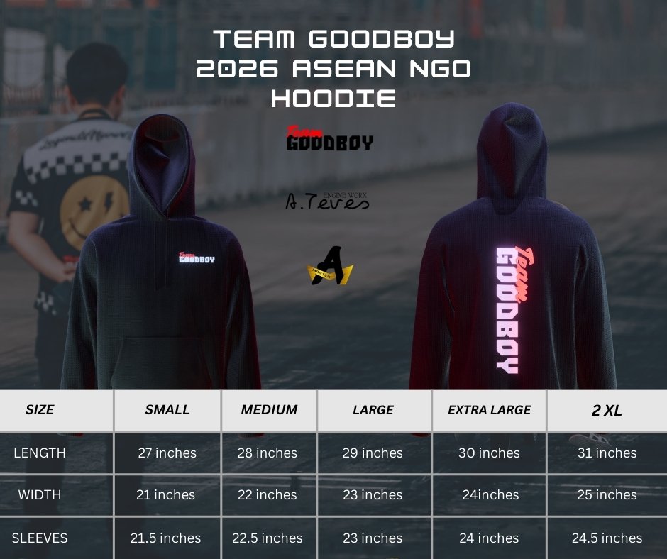 Team Goodboy 2026 ASEAN NGO Heavyweight Hoodie - Team Goodboy Merch